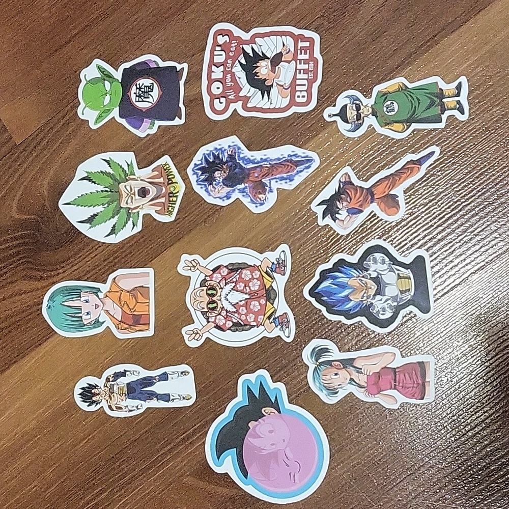 Dragon ball z stickers